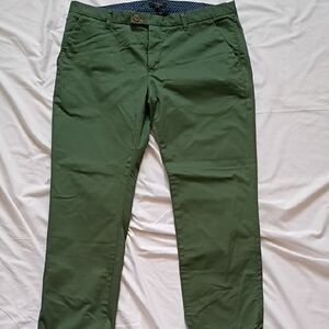 Ted Baker London Green Chinos